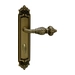 Дверная ручка на планке Melodia 230/229 'Gemini', матовая бронза (wc)