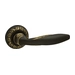 Дверная ручка на розетке Fimet 'Anna' 177 (250F), темная бронза
