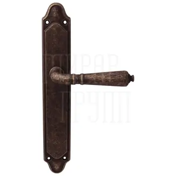 Дверная ручка на планке Melodia 130/158 'Antik' античная бронза (pass)