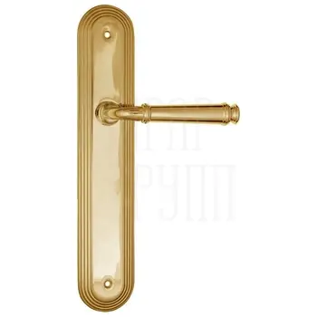 Дверная ручка Fratelli Cattini 'FARFALLA' на планке PL288 полированная латунь