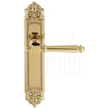 Дверная ручка Extreza 'VERONIKA' (Вероника) 325 на планке PL02 полированное золото