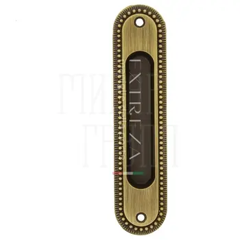Ручка дверная для раздвижных дверей Extreza P603 матовая бронза