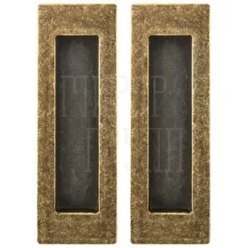 Ручка для раздвижных дверей Armadillo SH010 URB античная бронза