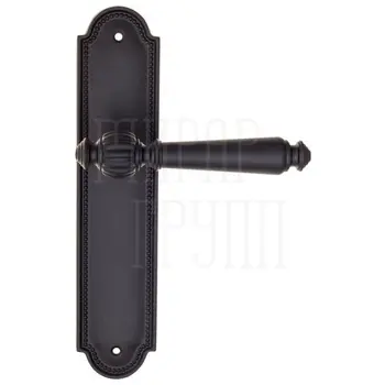 Дверная ручка Fratelli Cattini 'MARANI' на планке PL248 матовый черный