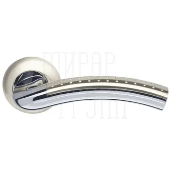 Ручка раздельная на круглой розетке Armadillo 'Libra' LD26 хром