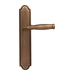 Дверная ручка на планке Melodia 266/458 'Isabel', матовая бронза