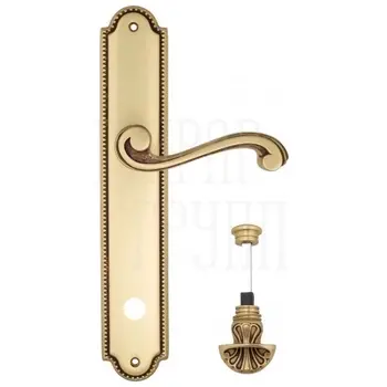 Дверная ручка Venezia 'VIVALDI' на планке PL98 французское золото (wc-4)