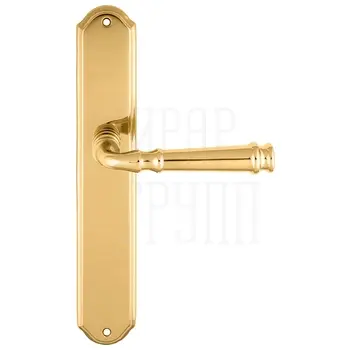 Дверная ручка Extreza 'BONO' (Боно) 328 на планке PL01 полированное золото
