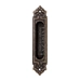Ручка дверная для раздвижных дверей Extreza P601, античная бронза