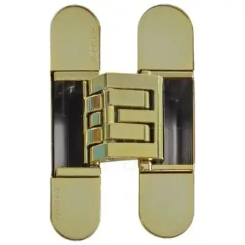 Петля дверная скрытая KUBICA HYBRID 6360 38 мм (60 кг) асимметричная золото