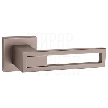 Дверная ручка на квадратной розетке Tupai Baraco 2737 5S Q (на тонкой розетке 5 мм) никель