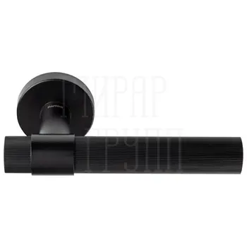 Дверная ручка на круглой розетке Forme 332 'ALYA' H черный