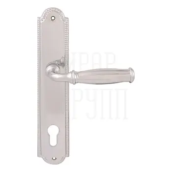 Дверная ручка на планке Melodia 266/458 'Isabel' полированный хром (cyl)