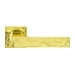 Дверные ручки на розетке Morelli Luxury 'Mirror Hm', золото