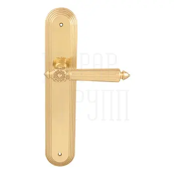 Дверная ручка на планке Melodia 246/235 'Nike' полированная латунь