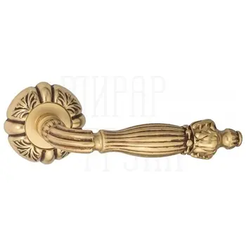Дверная ручка на розетке Venezia 'OLIMPO' D5 французское золото