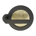 Дверные ручки на розетке Morelli Luxury 'Planet', черный антрацит + матовое золото