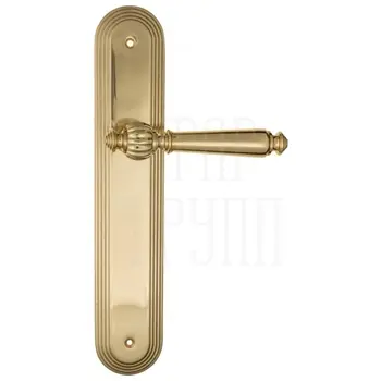 Дверная ручка Fratelli Cattini 'MARANI' на планке PL288 полированная латунь