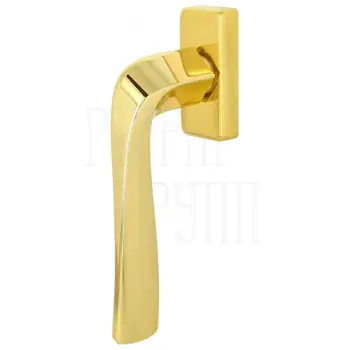 Ручка оконная Extreza Hi-Tech 'Gira' (Гира) 108 HW полированная латунь