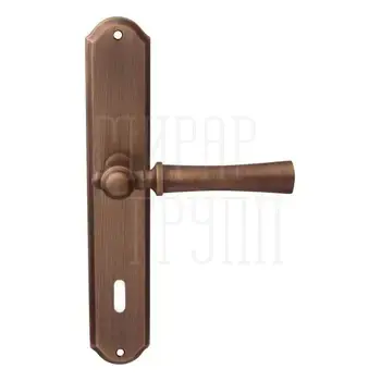 Дверная ручка на планке Melodia 283/131 'Carlo' матовая бронза (key)