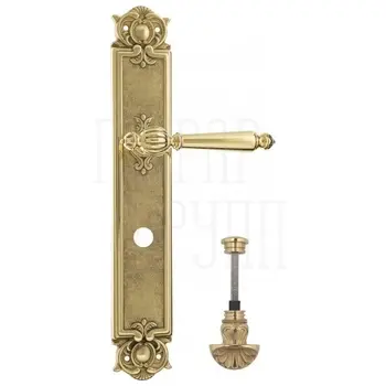 Дверная ручка Venezia 'PELLESTRINA' на планке PL97 полированная латунь (wc-4)