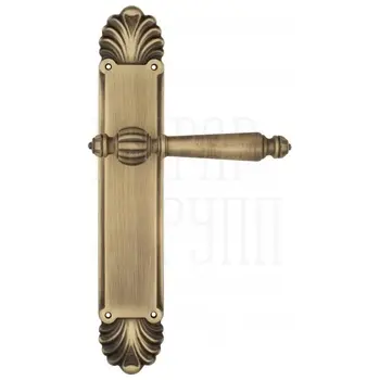 Дверная ручка Venezia 'PELLESTRINA' на планке PL87 матовая бронза 