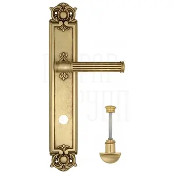 Дверная ручка Venezia 'IMPERO' на планке PL97 французское золото (wc)