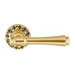 Дверная ручка Extreza 'Piero' (Пьеро) 326 на круглой розетке R04, французское золото