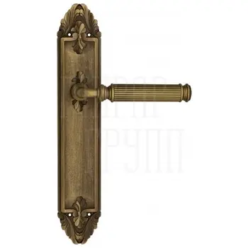 Дверная ручка Venezia 'MOSCA' на планке PL90 матовая бронза