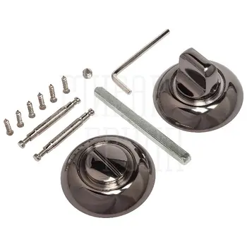 Завертка к ручкам PUERTO INBK AL 08 черный никель + никель