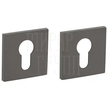 Накладки под цилиндр на тонкой квадратной розетке Tupai 4049 5S Q титан