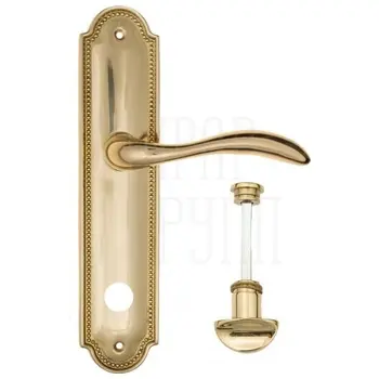 Дверная ручка Fratelli Cattini 'LUCCIA' на планке PL248 полированная латунь (wc-2)