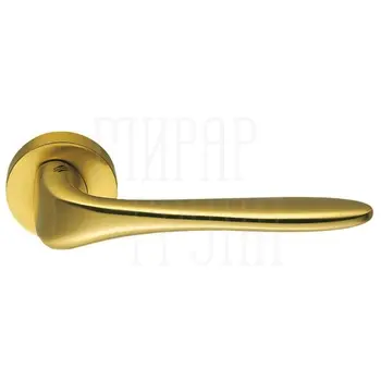 Дверная ручка на розетке Colombo 'Madi' AM 31 RSB (CD49) матовое золото