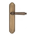 Дверная ручка Fratelli Cattini "TORCELLO" на планке PL257 , матовая бронза