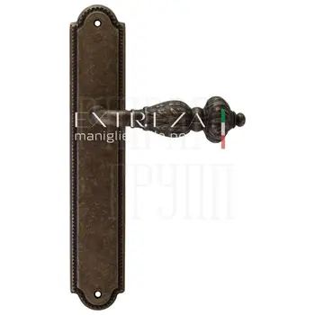 Дверная ручка Extreza 'TESLA' (Тесла) 315 на планке PL03 античная бронза