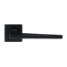 Дверная ручка Extreza Hi-tech 'AZIMUT-2' 102 на квадратной розетке R11, черный