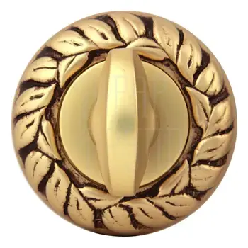 Фиксатор Class (wc) 60 mm старинная латунь + коричневый