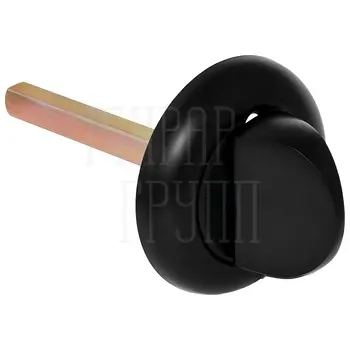 Ручка Fuaro (Фуаро) поворотная BKW6x75.R.HMR54 (HMR6x75) - 'Ночной сторож' d6 mm черный