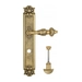 Дверная ручка Venezia 'LUCRECIA' на планке PL97, французское золото (wc)