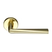 Дверная ручка на круглой розетке Morelli Luxury "The Force", золото