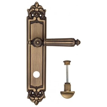 Дверная ручка Fratelli Cattini 'TORCELLO' на планке PL96 матовая бронза (wc-2)