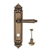 Дверная ручка Fratelli Cattini 'TORCELLO' на планке PL96 , матовая бронза (wc-2)