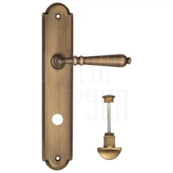 Дверная ручка Fratelli Cattini 'NAPOLI' на планке PL257 матовая бронза (wc-2)