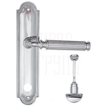 Дверная ручка Fratelli Cattini 'ENCIA' на планке PL248 полированный хром (wc-2)