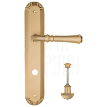 Дверная ручка Fratelli Cattini 'GRACIA' на планке PL288 матовая латунь (wc-2)