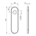 Комплект Fuaro (Фуаро) накладокFP.DH172.0433 NE ESC W/CYL HOLE 1prs (DH-0433) без отверстий под ЦМ, схема