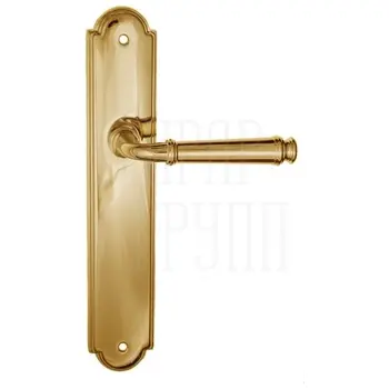 Дверная ручка Fratelli Cattini 'FARFALLA' на планке PL257 полированная латунь
