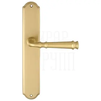 Дверная ручка Extreza 'BONO' (Боно) 328 на планке PL01 матовое золото