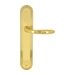 Дверная ручка Extreza "COMO" (Комо) 322 на планке PL05, полированное золото