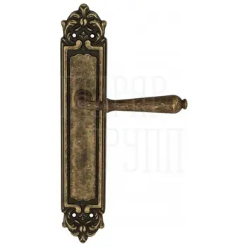 Дверная ручка Venezia 'CLASSIC' на планке PL96 античная бронза
